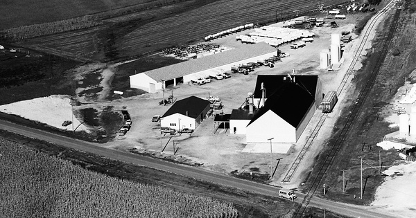 Vintage Aerial photo from 1976 in Whiteside County, IL