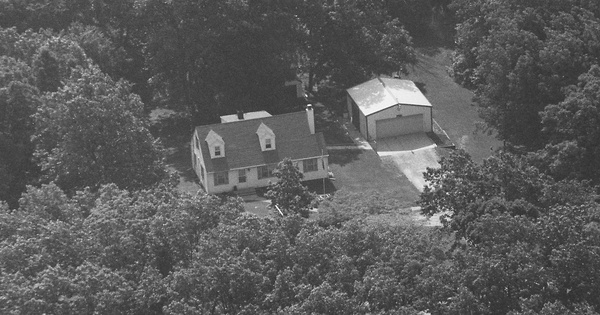 Vintage Aerial photo from 1995 in Tazewell County, IL