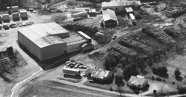 Vintage Aerial photo from 1987 in Amherst County, VA