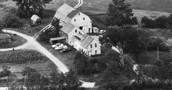 Vintage Aerial photo from 1963 in Penobscot County, ME