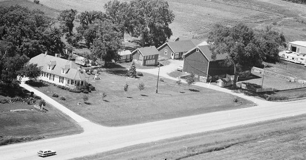 Vintage Aerial photo from 1979 in Walworth County, WI
