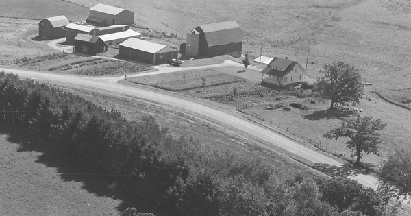 Vintage Aerial photo from 1980 in Sauk County, WI