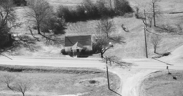 Vintage Aerial photo from 1989 in Marshall County, AL