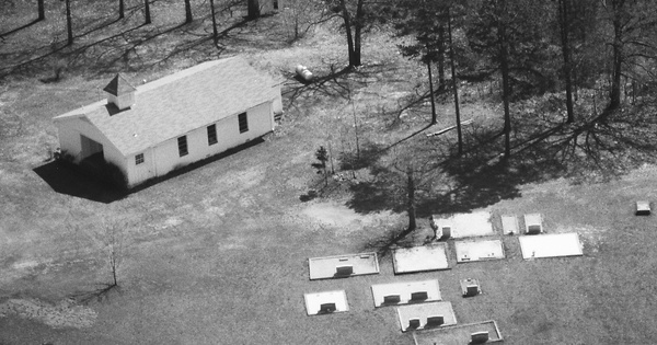 Vintage Aerial photo from 1987 in Barrow County, GA