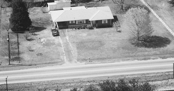 Vintage Aerial photo from 1987 in Barrow County, GA