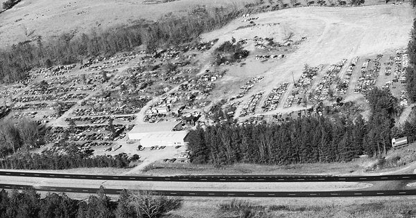 Vintage Aerial photo from 1983 in Bartow County, GA