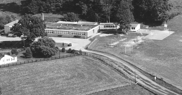 Vintage Aerial photo from 1992 in Russell County, VA