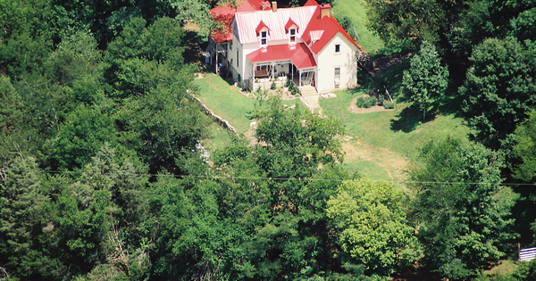 Vintage Aerial photo from 2001 in Bedford County, TN