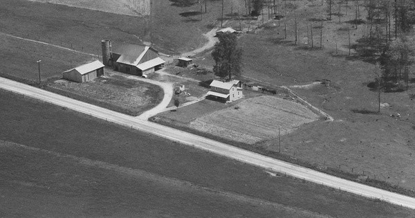 Vintage Aerial photo from 1990 in Lawrence County, TN