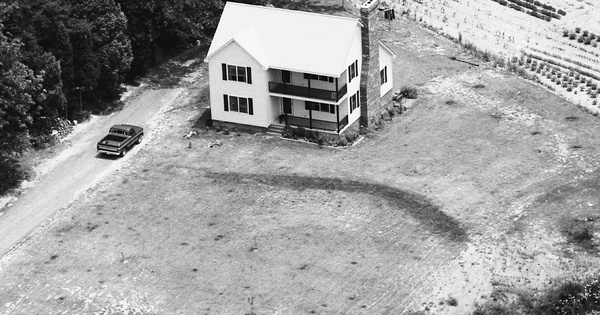Vintage Aerial photo from 1983 in Rowan County, NC