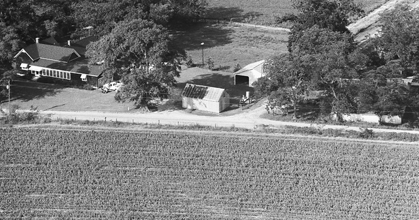 Vintage Aerial photo from 1981 in Worth County, GA