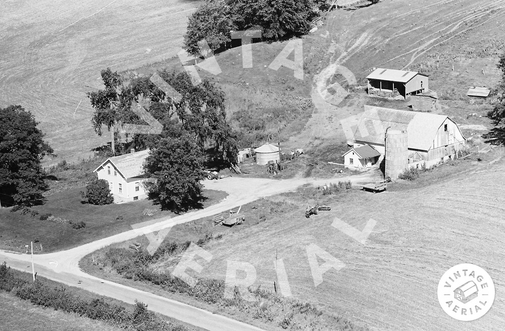 Vintage Aerial Wisconsin Dunn County 1968 18QDU4