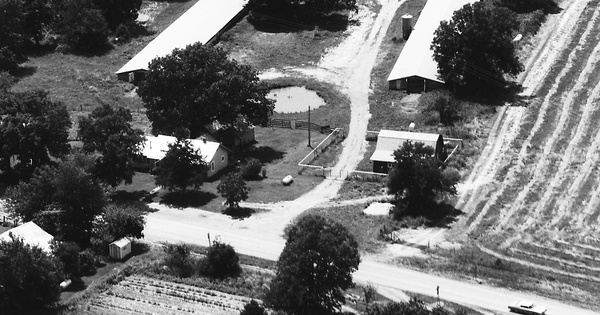 Vintage Aerial photo from 1983 in Madison County, AR