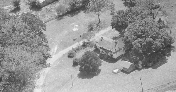 Vintage Aerial photo from 1987 in Creek County, OK