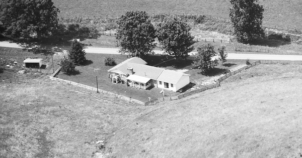 Vintage Aerial photo from 1991 in Buncombe County, NC