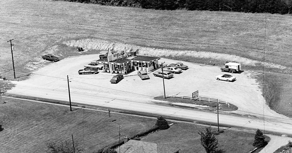 Vintage Aerial photo from 1970 in Crawford County, PA