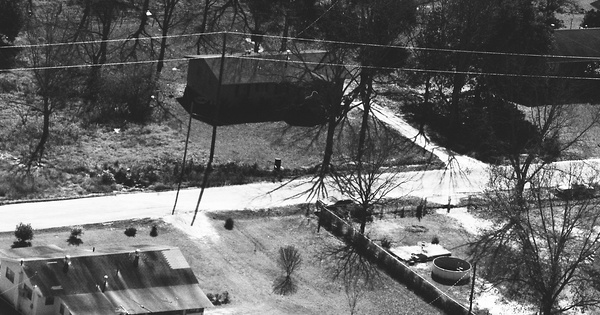 Vintage Aerial photo from 1983 in Dodge County, GA