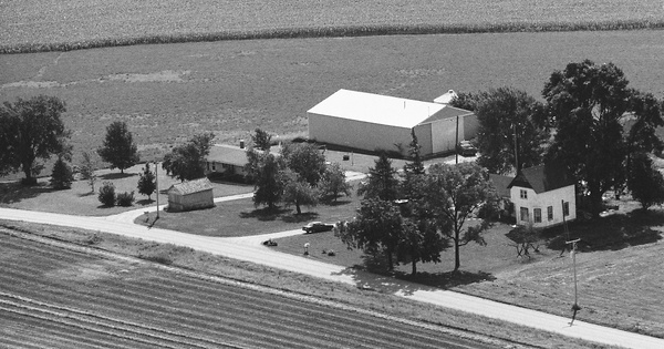 Vintage Aerial photo from 1989 in McHenry County, IL