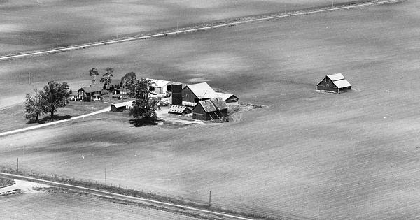 Vintage Aerial photo from 1975 in Bureau County, IL