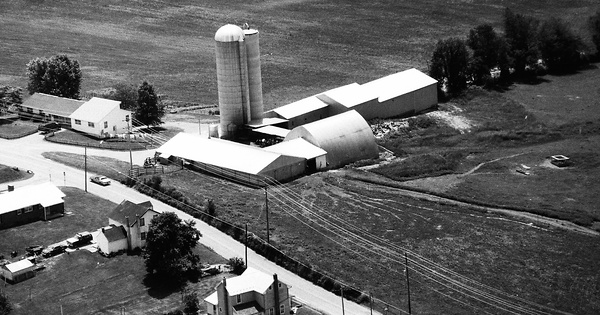 Vintage Aerial photo from 1993 in Franklin County, PA