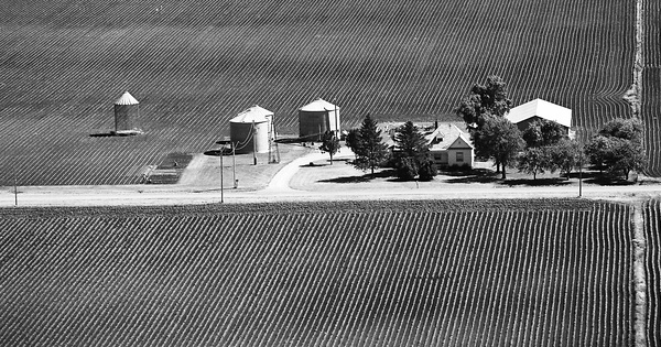 Vintage Aerial photo from 1976 in LaSalle County, IL