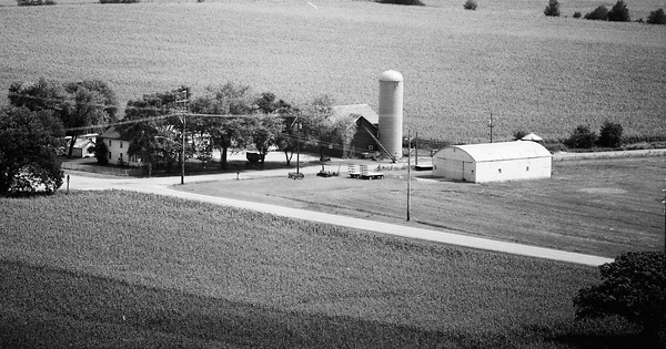 Vintage Aerial photo from 1977 in McHenry County, IL
