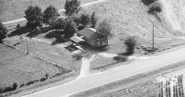 Vintage Aerial photo from 1987 in Yazoo County, MS