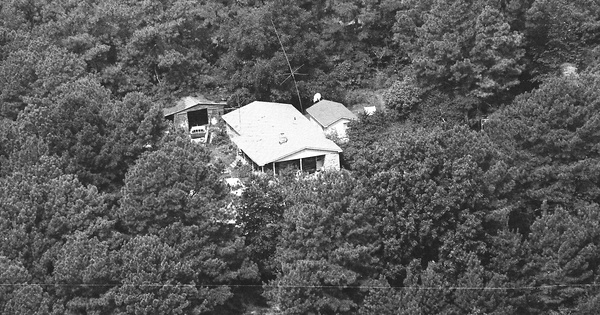 Vintage Aerial photo from 1993 in Marshall County, AL