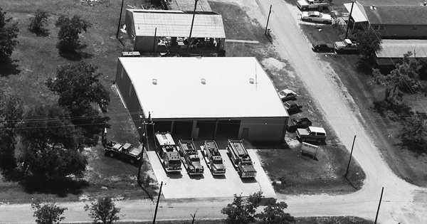 Vintage Aerial photo from 1985 in Galveston County, TX