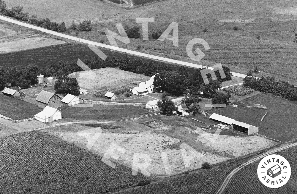 Vintage Aerial Nebraska Otoe County 1983 36OOT33