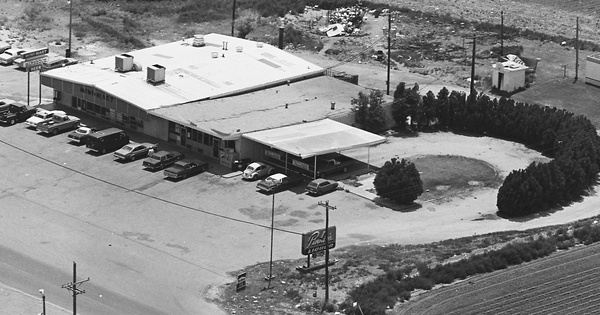 Vintage Aerial photo from -1986 in Lamb County, TX
