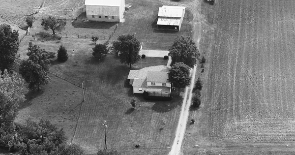 Vintage Aerial photo from 1995 in Preble County, OH