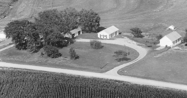 Vintage Aerial photo from 1978 in Doniphan County, KS