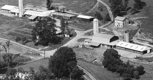 Vintage Aerial photo from 1990 in Blair County, PA