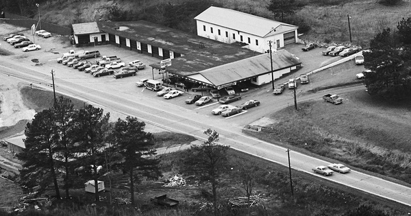 Vintage Aerial photo from -1986 in Greene County, GA