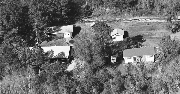 Vintage Aerial photo from 1986 in Spalding County, GA