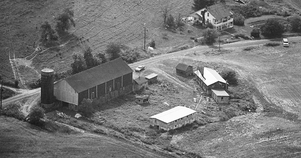 Vintage Aerial photo from 1975 in Somerset County, PA