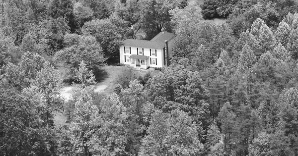 Vintage Aerial photo from 1984 in Charlotte County, VA