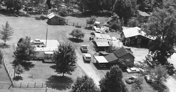 Vintage Aerial photo from 1987 in Person County, NC