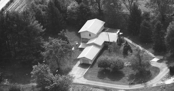 Vintage Aerial photo from 1992 in Henderson County, NC