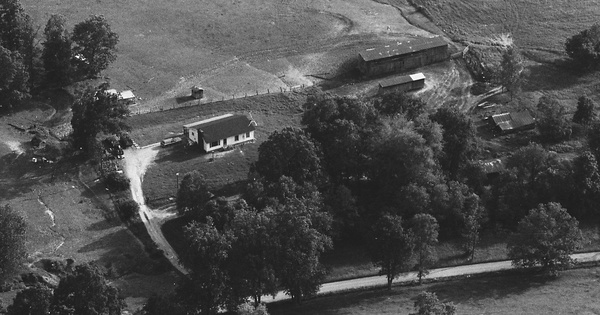 Vintage Aerial photo from 1984 in Mason County, WV