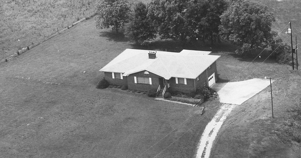 Vintage Aerial photo from 1990 in Greenville County, SC