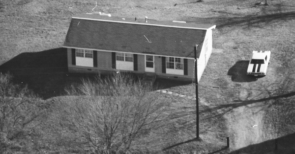 Vintage Aerial photo from 1986 in Caswell County, NC
