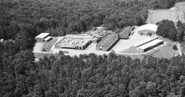 Vintage Aerial photo from 1992 in Hall County, GA
