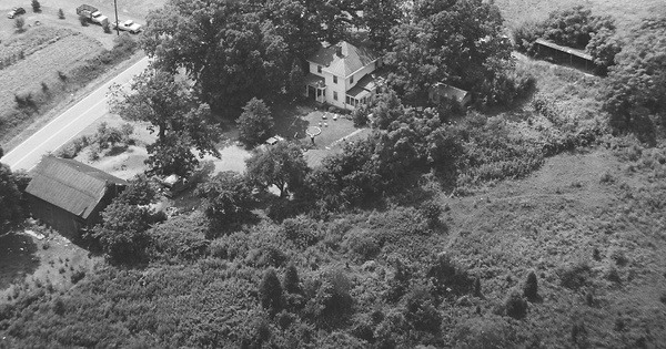 Vintage Aerial photo from 1982 in Bedford County, VA