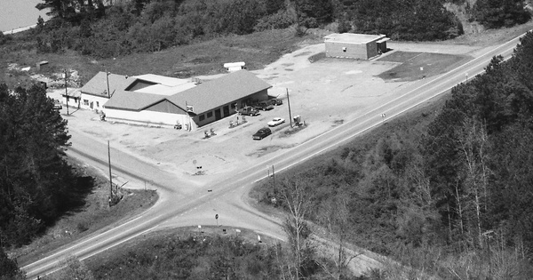 Vintage Aerial photo from 1990 in Monroe County, GA