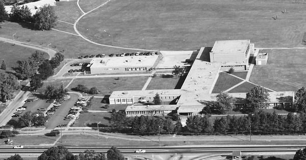 Vintage Aerial photo from 1988 in Dinwiddie County, VA