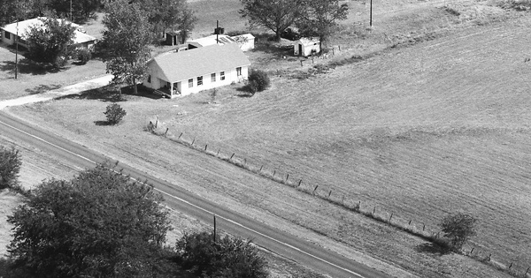 Vintage Aerial photo from 1984 in Hunt County, TX