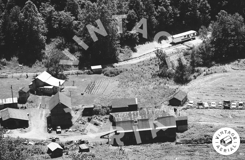 Vintage Aerial West Virginia Tucker County 1986 44TTU18