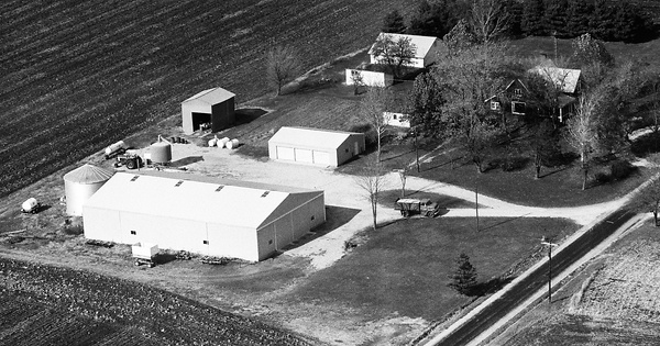Vintage Aerial photo from 1976 in Douglas County, IL